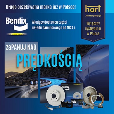 HART wyłącznym dystrybutorem marki BENDIX w Polsce
